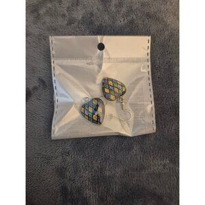 Festive "Mardi Gras" Earrings, dangle